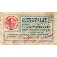 1 Peseta Llagostera