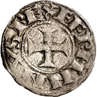 1 Denier - Ferdinand II lion