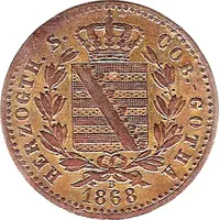 1 Pfennig - Ernest II