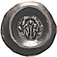 Denier Bracteate - Wencezlaus II medium