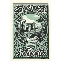 25 Pfennig Buchdruckerei J. Reiss