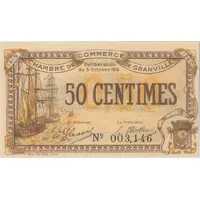 50 Centimes - Chambre de Commerce de Granville 50