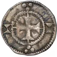 Denier anonymous ALTISIODOR, half crosslets