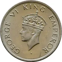 1/2 Rupee - George VI