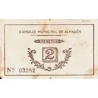 2 Pesetas Almadén