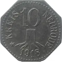10 Pfennig - Neurode