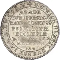 2 Groschen - William Henry Bicentennial of the Augsburg Confession