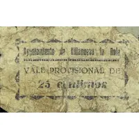25 Céntimos Villanueva la Roja