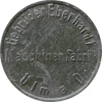 10 Pfennig - Ulm Gebrüder Eberhardt Maschinenfabrik