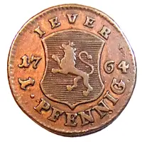 1 Pfennig - Frederick August
