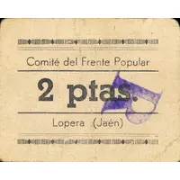 2 Pesetas Lopera