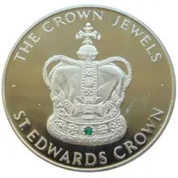 5 Crowns - Elizabeth II St Edwards Crown, Gold Plated