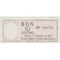 10 Céntimos Espluga Calva