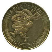 Monnaie de Paris Tourist Token - Michelin La pile de pneus