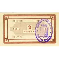 2 Pesetas Boltaña