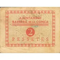 2 Pesetas Barberà de la Conca