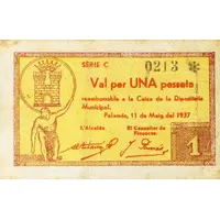 1 Peseta Palamós