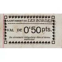 0.50 Pesetas Les Bordes