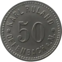 50 Pfennig - Offenbach Karl Ruland