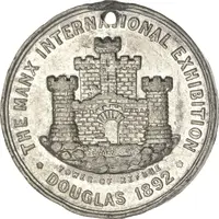 Medal Manx International Exhibition, Douglas