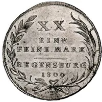 1/2 Thaler - Charles Theodore of Dalberg 1/2 Konventionstaler