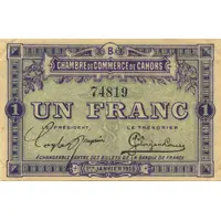 1 franc - Chambre de Commerce de Cahors [46]
