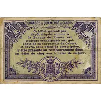1 franc - Chambre de Commerce de Cahors [46]
