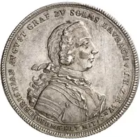 1 Thaler - Christian August Marriage