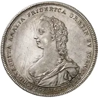 1 Thaler - Christian August Marriage