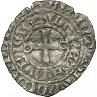 Maille noire double au petit écu de Bourgogne