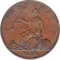 1 Penny - I. Friedman Hobart, Tasmania