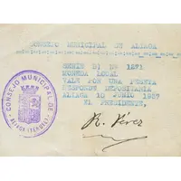1 Peseta Aliaga