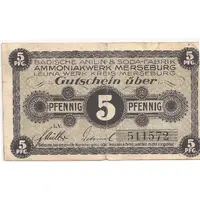 5 Pfennig Ammoniakwerk Merseburg/BASF