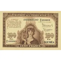 100 Francs with date