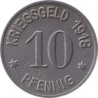 10 Pfennig - Oels Kaufmännischer Verein