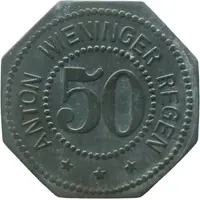 50 Pfennigs - Regen Anton Wieninger