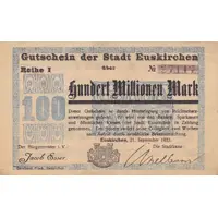 100 000 000 Mark Euskirchen