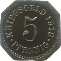 5 Pfennig - Sigmaringen