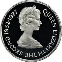 25 Pence - Elizabeth II Silver Jubilee, Silver Proof Issue