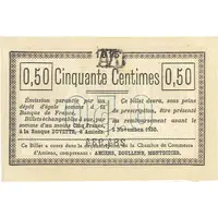 50 Centimes - Chambre de Commerce D'Amiens