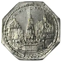20 Pfennig - Schöner Brunnen Nürnberg-Fürth
