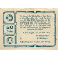 50 Heller Allerheiligen