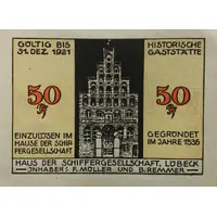 50 Pfennig Haus der Schiffergesellschaft