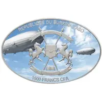 1500 Francs CFA Airship LZ 129 Hindenburg