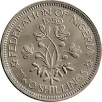 2 Shillings - Elizabeth II 1st portrait