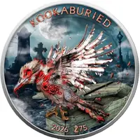 1 Ounce - 75 Zombucks Kookaburied, colorized