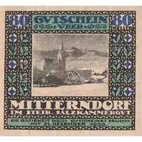 80 Heller Mitterndorf