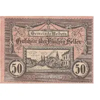 50 Heller Weibern