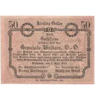 50 Heller Weibern