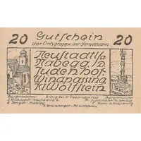 20 Heller Neustadtl an der Donau, Nabegg, Judenhof, Windpassing, Klein Wolfstein